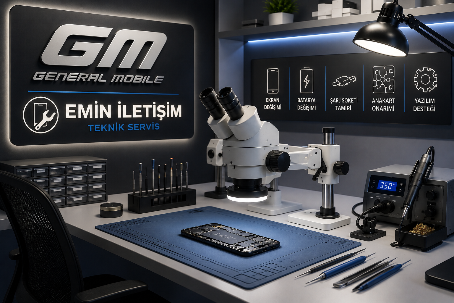 General Mobile Teknik Servis Emin İletişim General Mobile servis