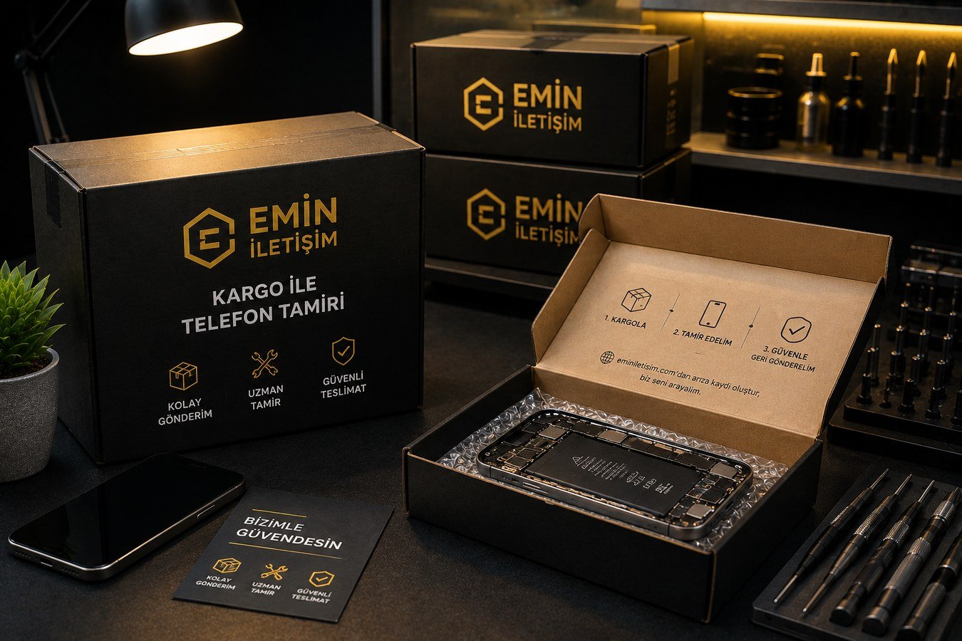 Kargo ile Telefon Tamiri Emin İletişim teknik servis görseli